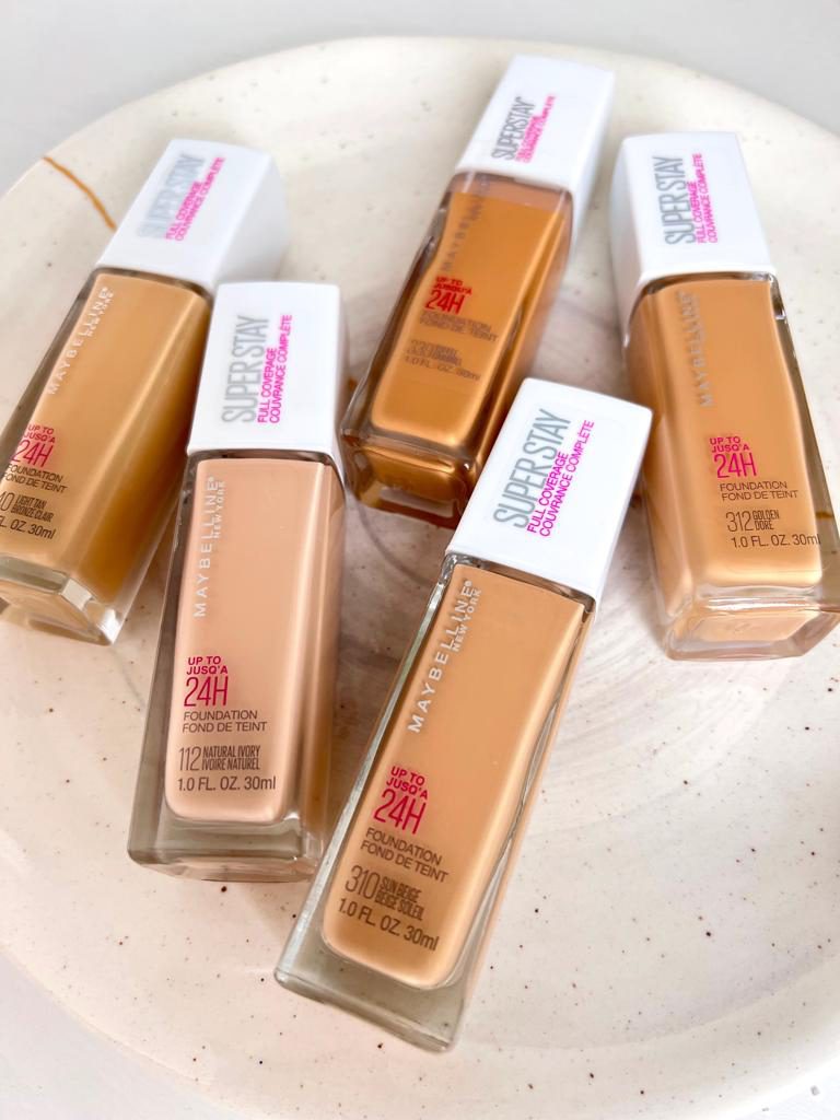 Base Superstay Full Coverage Foundation Maybelline - Blush Maquillaje